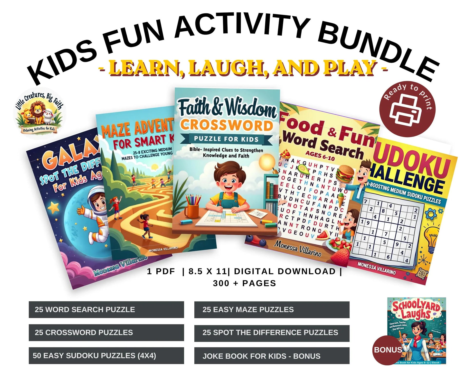 Kids Activity Bundle Printable