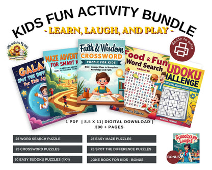 Kids Activity Bundle Printable