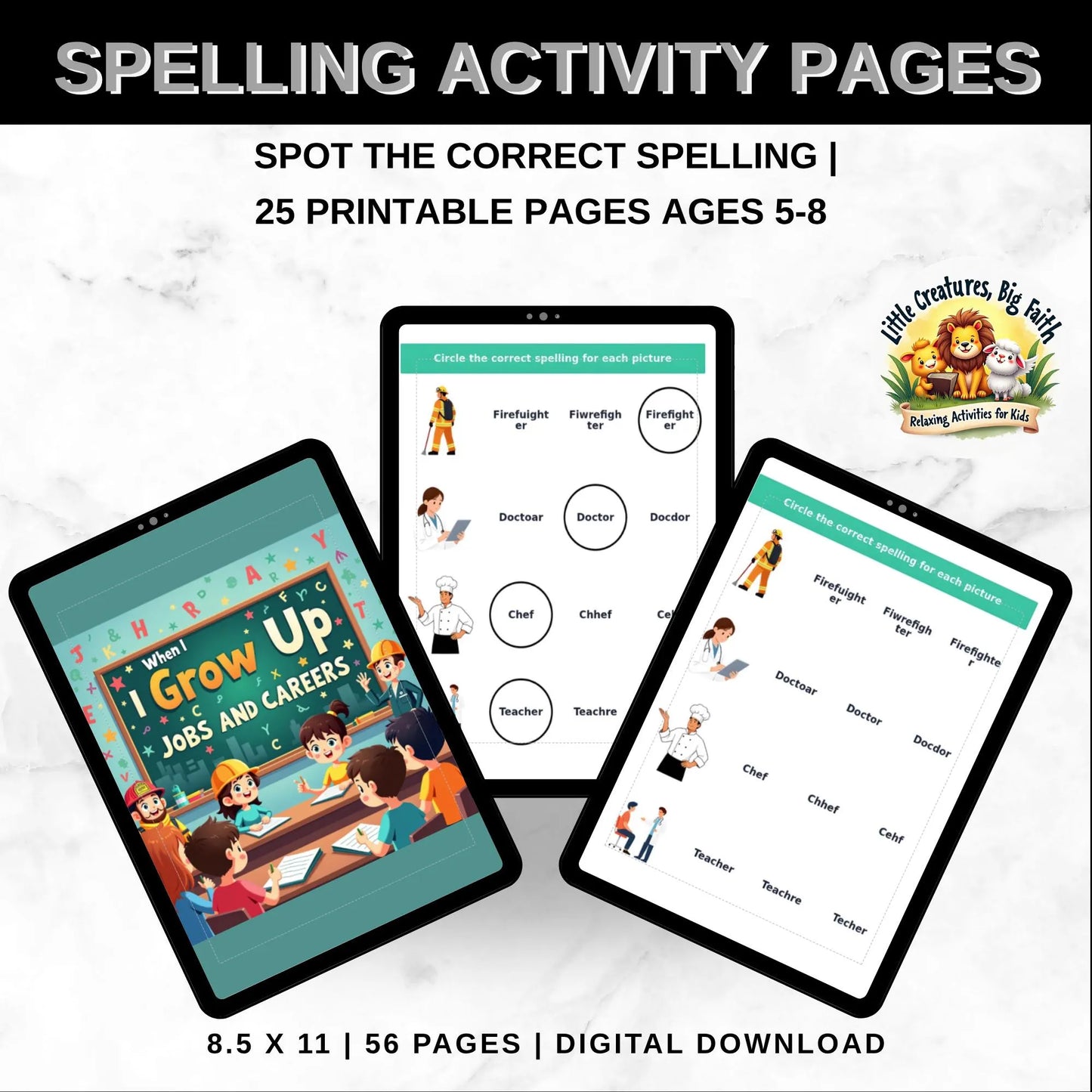 Kids Activity Bundle Printable – 300+ Pages of Fun Learning Activities for Ages 5–8