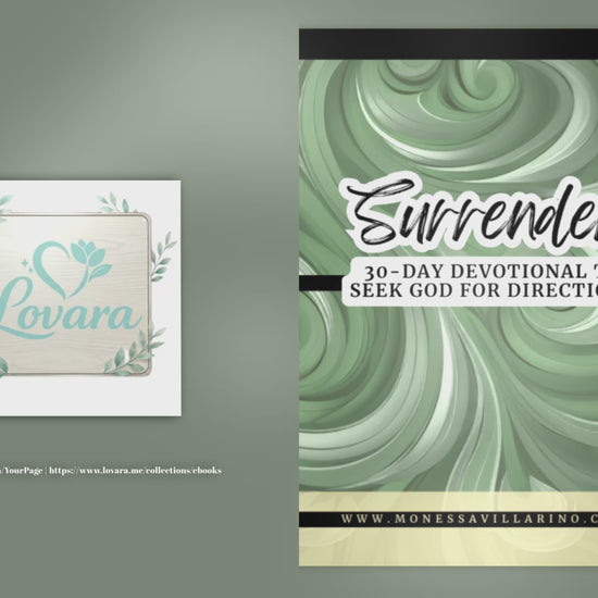 Surrender 30-Day Devotional to seek God for Direction video