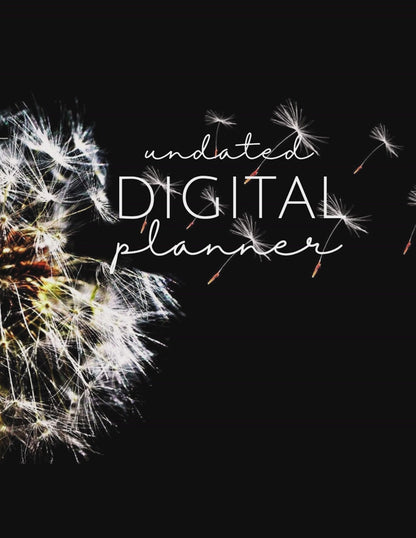 Dandelion Edition Digital Planner | Faith-Filled Prayer & Sermon Journal | 8.5×11 | 36 Pages