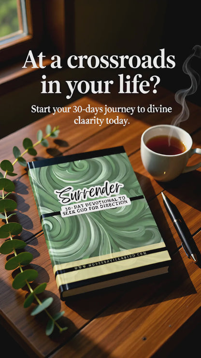 Surrender 30-Day Devotional to seek God for Direction | 33 Pages | A4