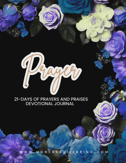 21 Day of Prayer & Praises Devotional Journal | Ebook Digital Download | 8.5 x 11