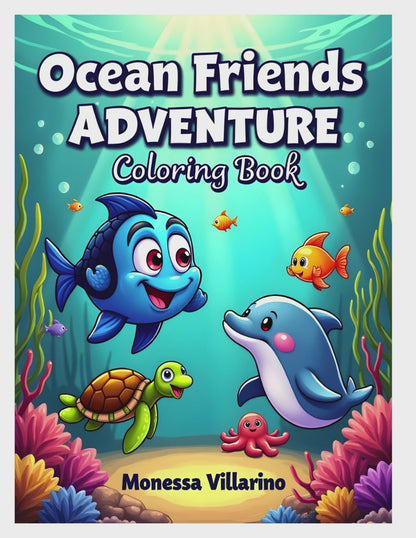 Ocean Friends Adventure Coloring Book