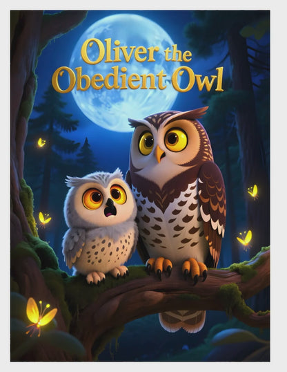 Oliver the Obedient Owl: Listening to Wise Guidance Keeps Us Safe | Children's Bedtime Stories Ebook 8.5 x 11