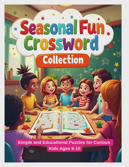 Seasonal Fun Crossword Collection  Celebrate Holidays and Seasons with Engaging Word Puzzles 25+ crossword puzzles Large, easy-to-read layout (8.5 x 11 inches)