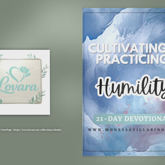 Practicing and Cultivating Humility- 21 Day Devotional Journal Preview