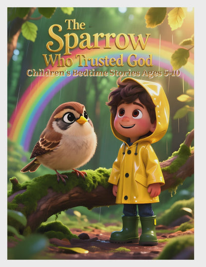 The Sparrow Who Trusted God: Children’s Bedtime Stories Ages 5-10 | 8.5 X 11